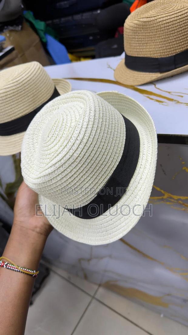 Kids Straw /Beach Summer Hats - thumbnail 2
