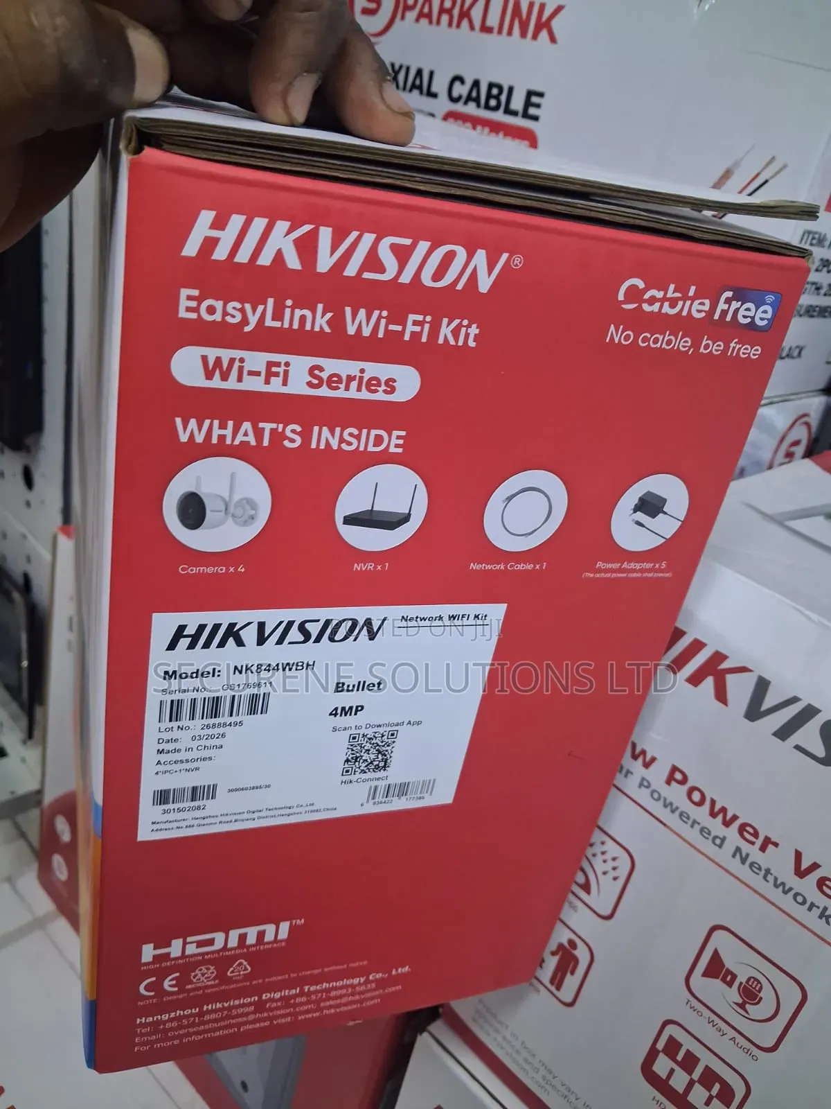 4mp H.265 Bullet Wifi NVR Kit
