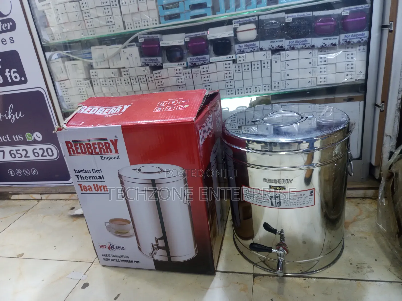 Redberry 10 Liters Stainless Steel Heavy Tea Urn 