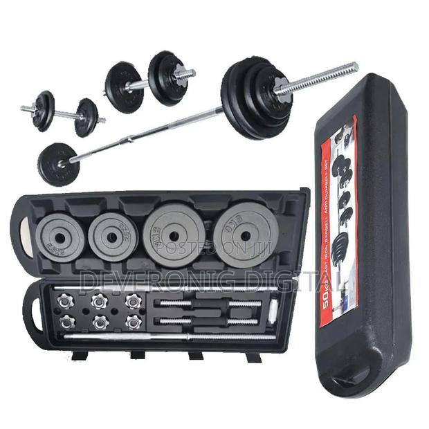 *York (50 Kg) Dumbbell Set* *Genuine and Frank*