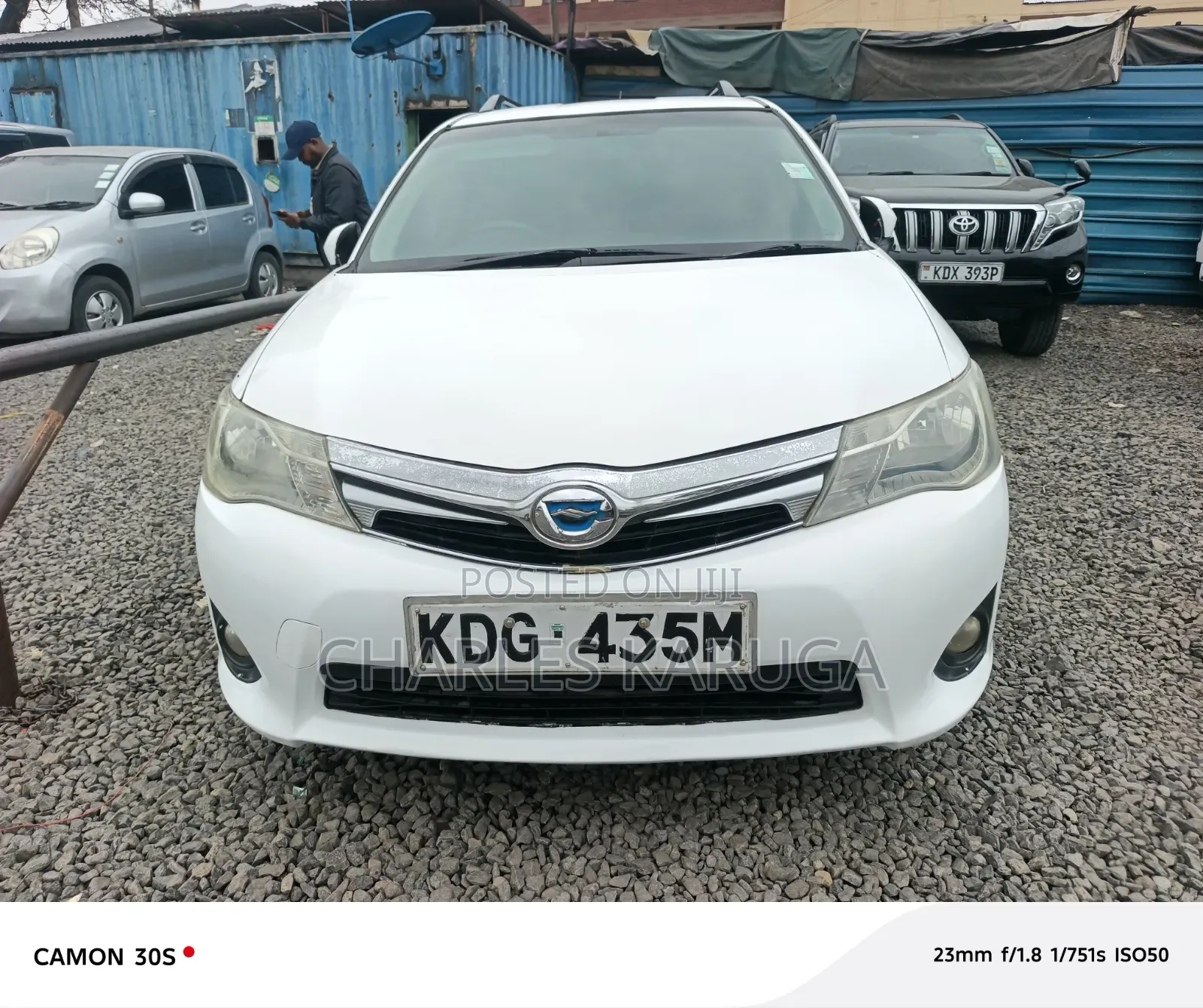 Toyota Corolla Fielder 2014 White