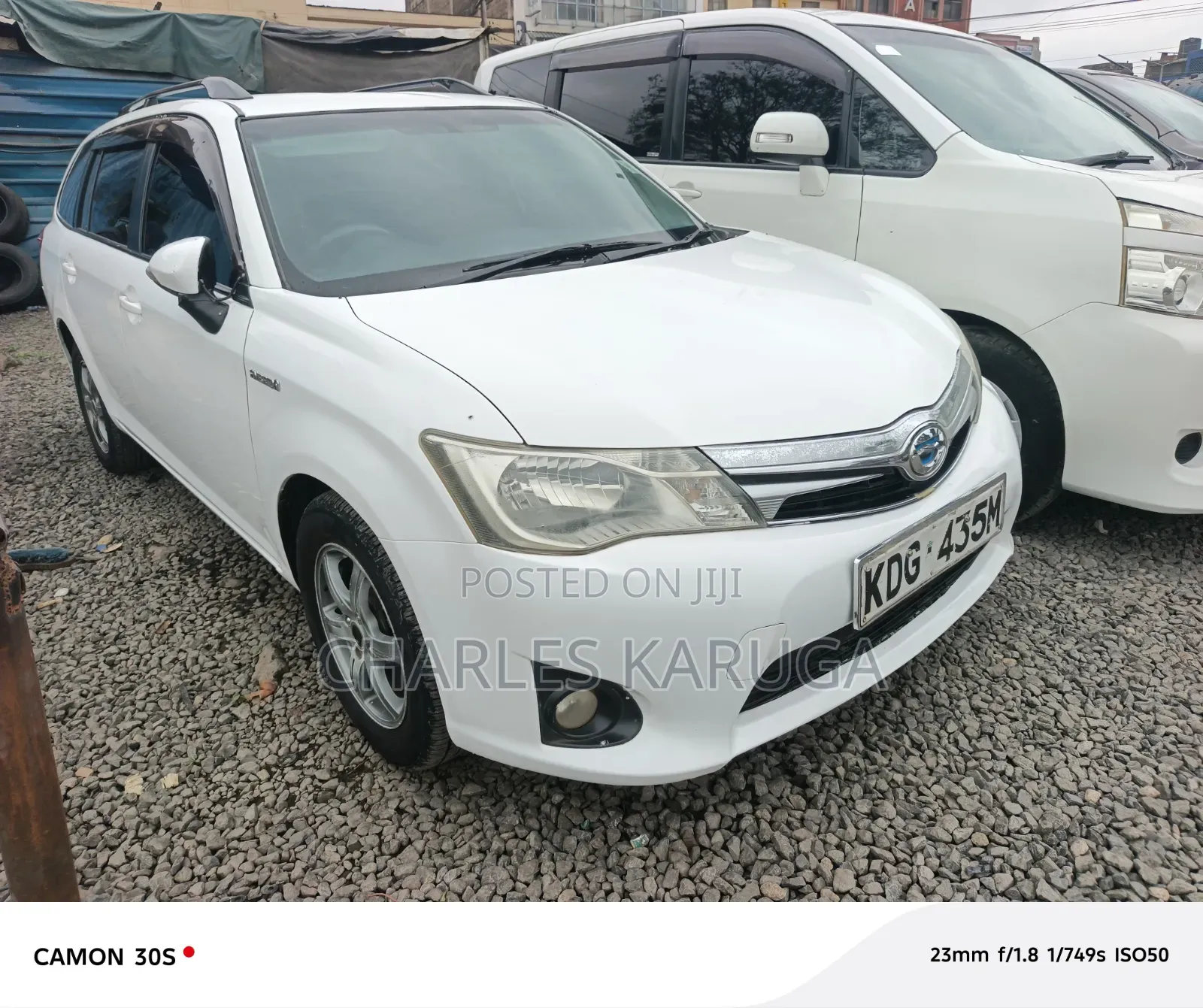 Toyota Corolla Fielder 2014 White
