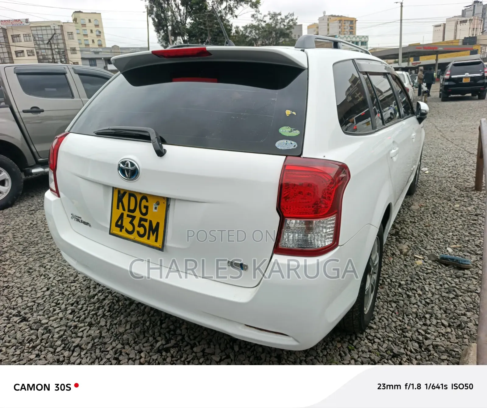 Toyota Corolla Fielder 2014 White