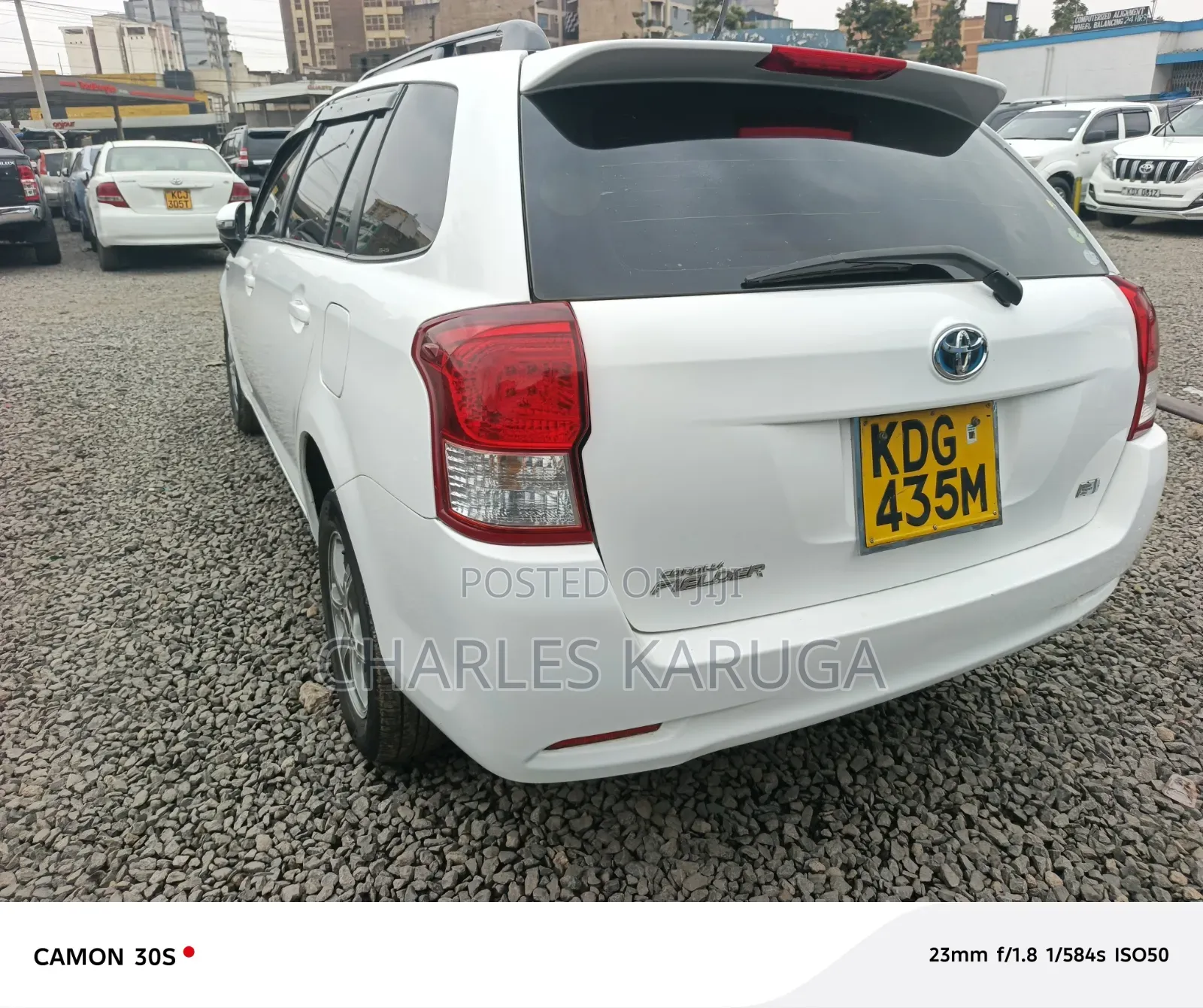 Toyota Corolla Fielder 2014 White