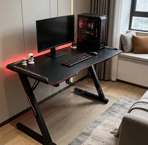 Gaming Table: Ergonomic Gaming Computer Table With Z Shaped Stand