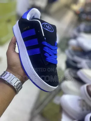 Brand New Adidas Campus Sneakers Unisex Black White Blue