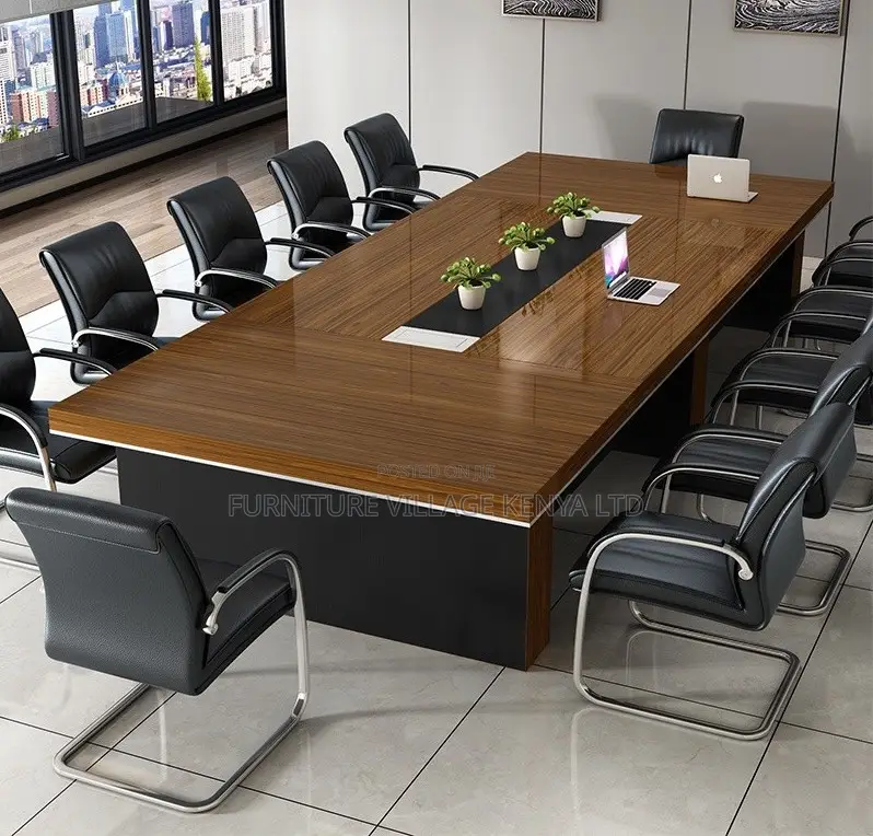 12-Seater Executive Wooden Office Table for Meetings