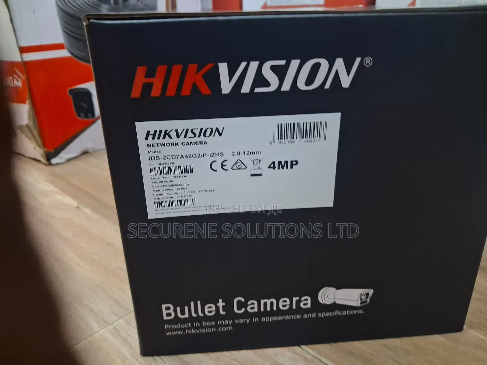 Number Plate Recognition CCTV 4mp Deepinview Anpr Varifocal Bullet Cam