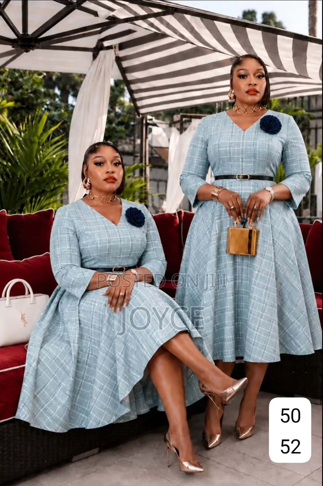 Official Circular Checked Dress