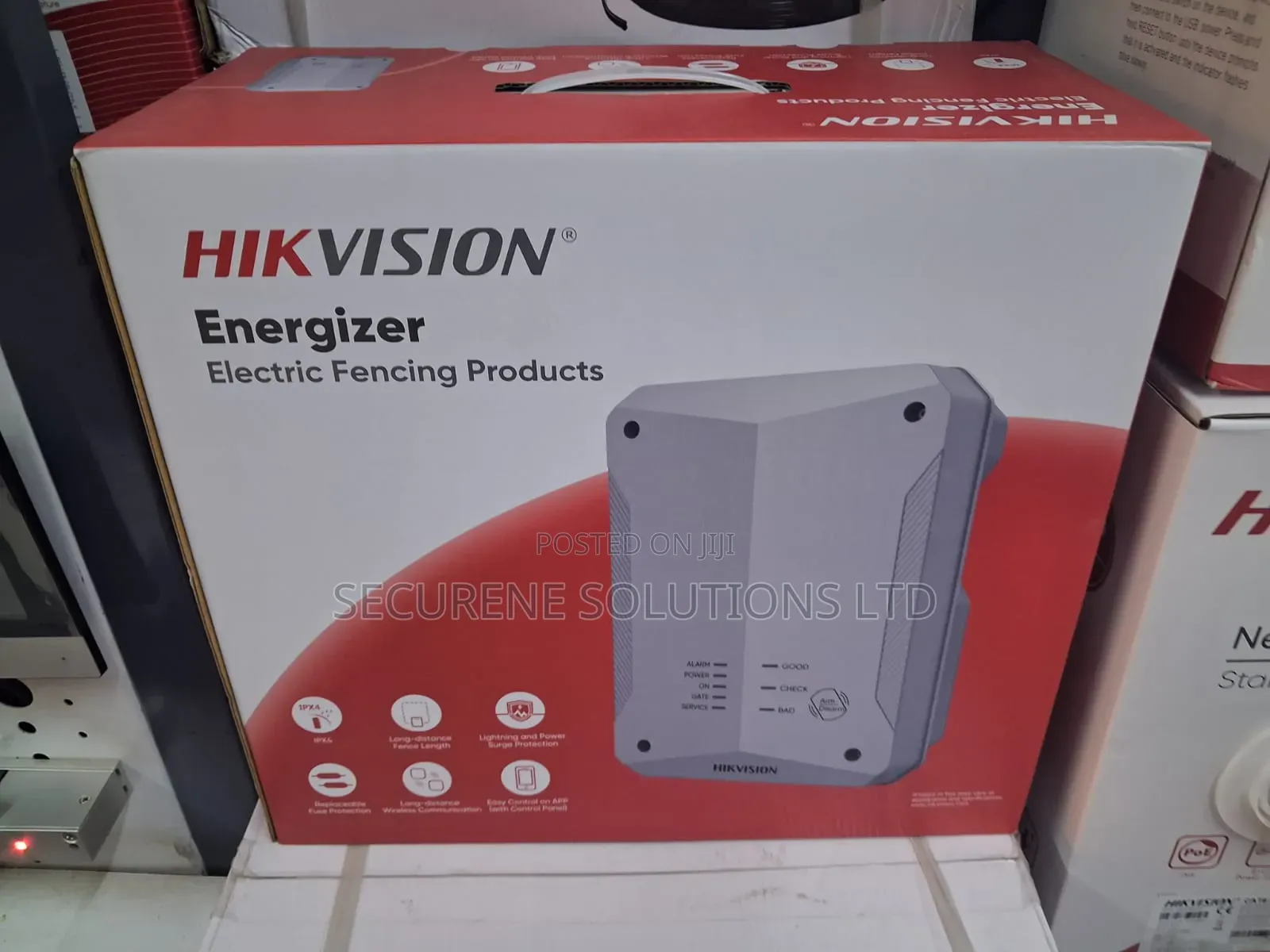 Hikvision Electric Fence Energizer,10km and Volts1000v-9000v.