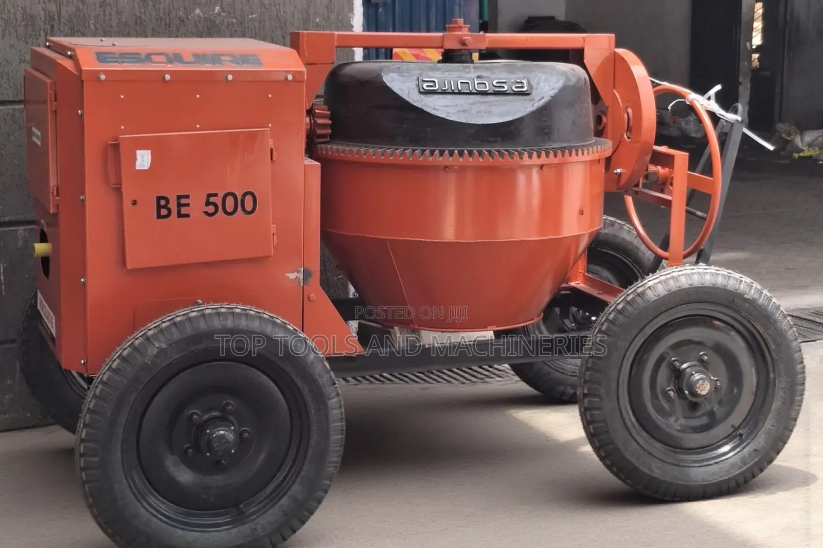 Esquire Concrete Mixer 500l 6.5hp Diesel Engine Either *Belt Drive*