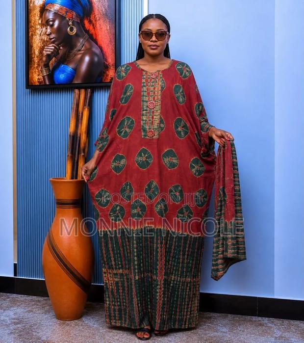 Stylish Beul Ankara Print Viscose Dress - thumbnail 2
