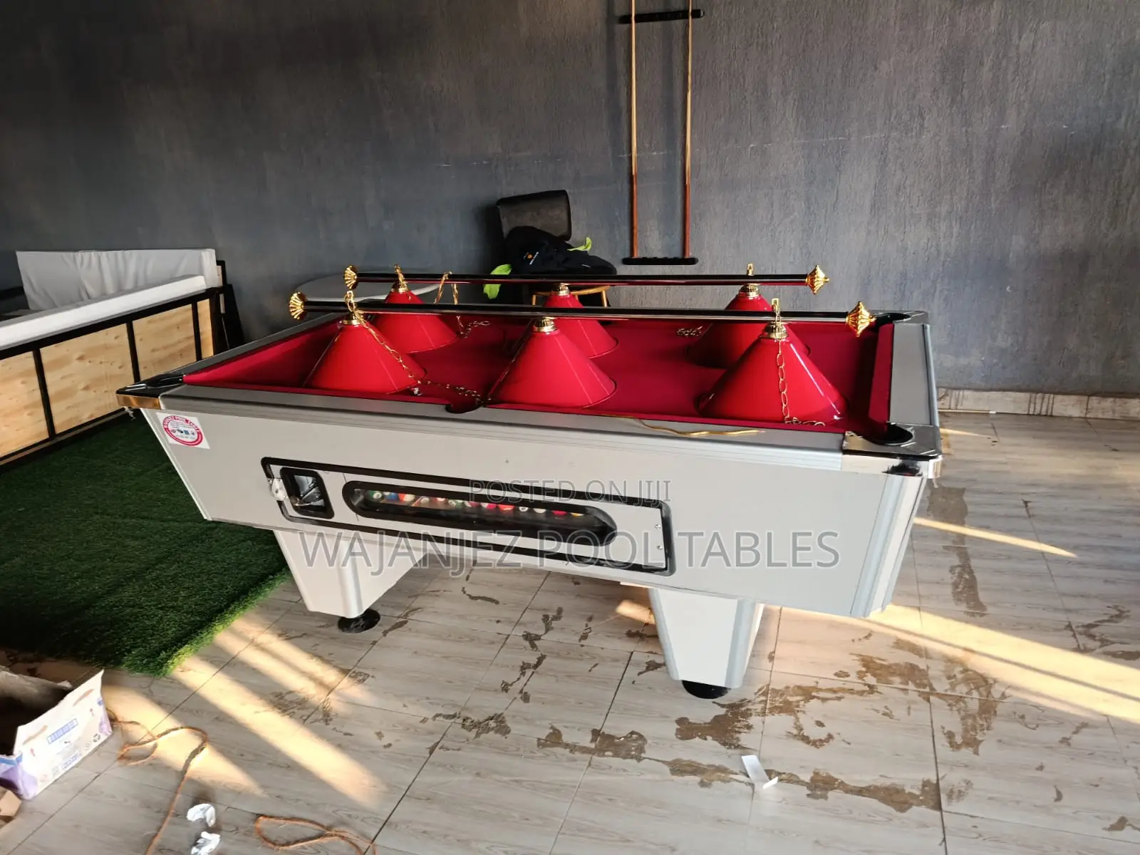 Marble Finish Pool Table