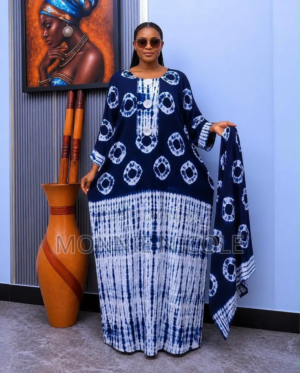 Dane Ankara Print Viscose Dress