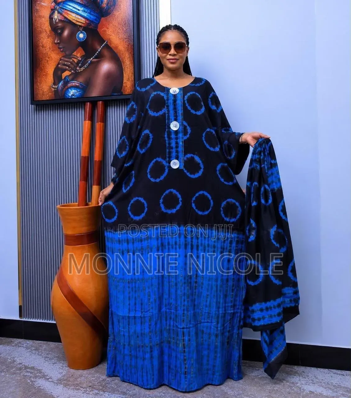 Dane Ankara Print Viscose Dress