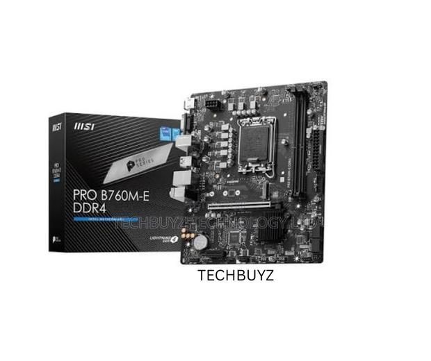 Msi Pro B760m-E Ddr4 Motherboard-Chipset:Intel B760,14th/13th/12th