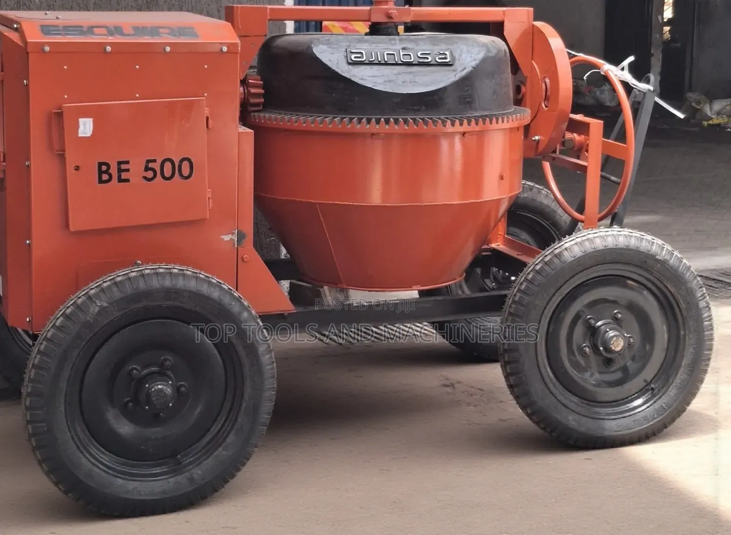 Esquire Concrete Mixer 500l 6.5hp Diesel Engine Either *Belt Drive*