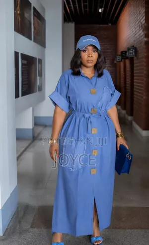 Denim Long Dress