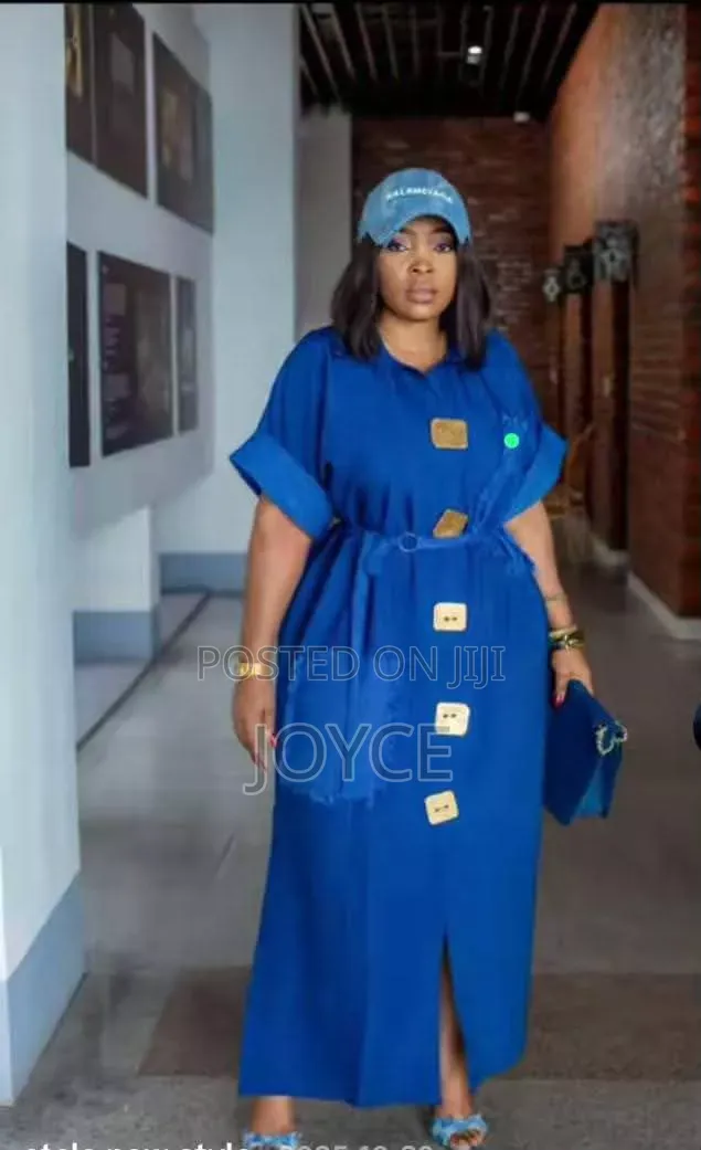 Denim Long Dress