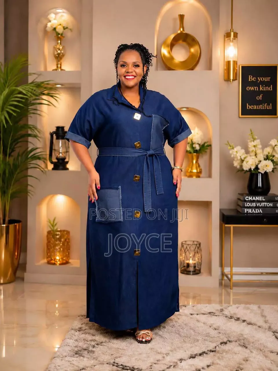 Denim Long Dress