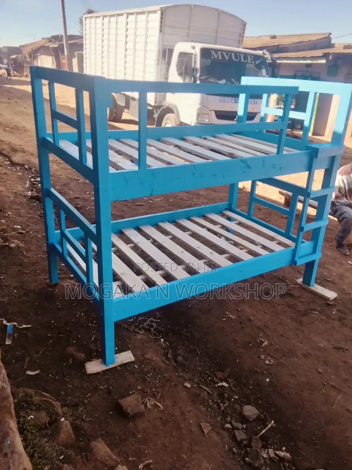 Blue Double Decker Bed