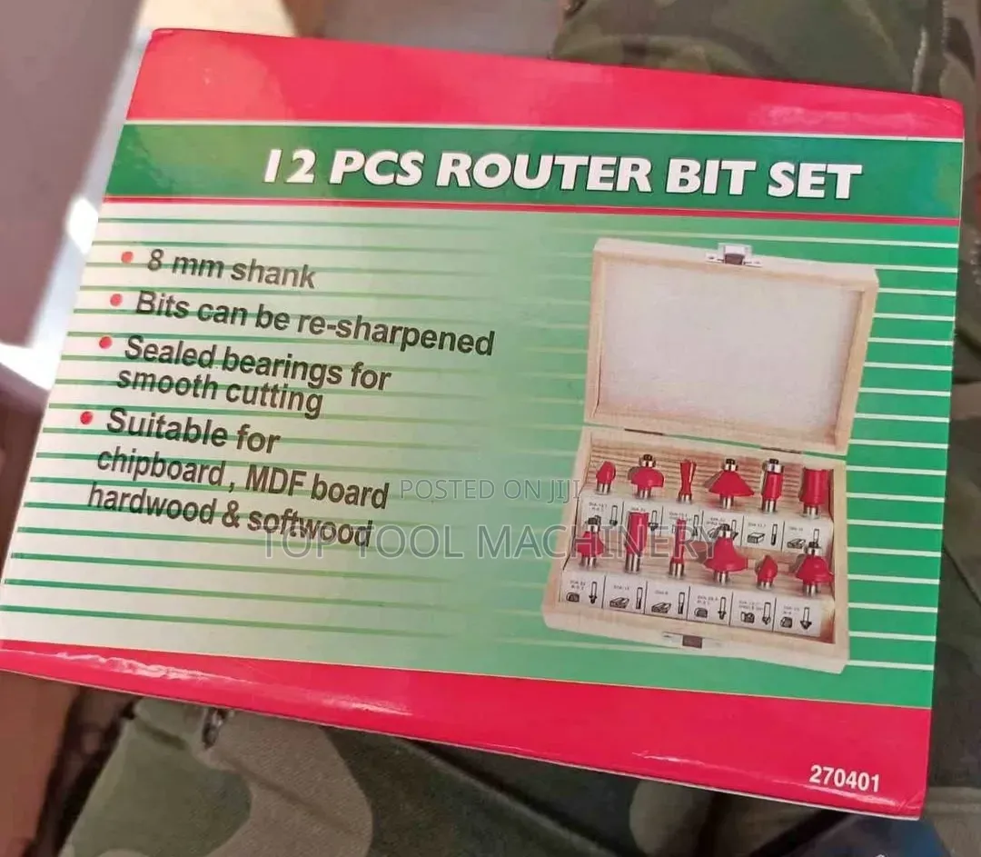 Ultimate 12pcs Router Bits Set 8mm