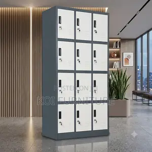 Office Cabinet; 12 Locker Drawer Office Stoarge Steel Document Cabinet