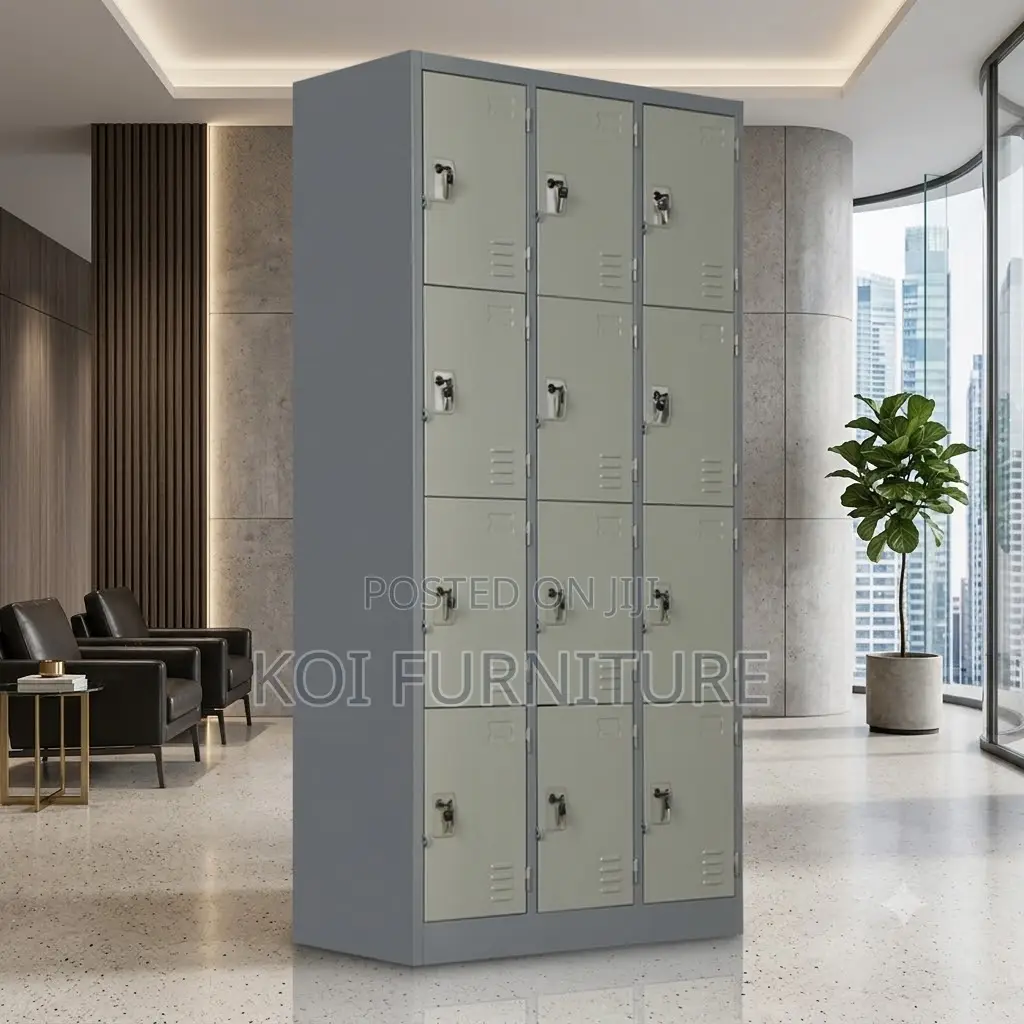 Office Cabinet; 12 Locker Drawer Office Stoarge Steel Document Cabinet