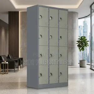 Office Cabinet; 12 Locker Drawer Office Stoarge Steel Document Cabinet