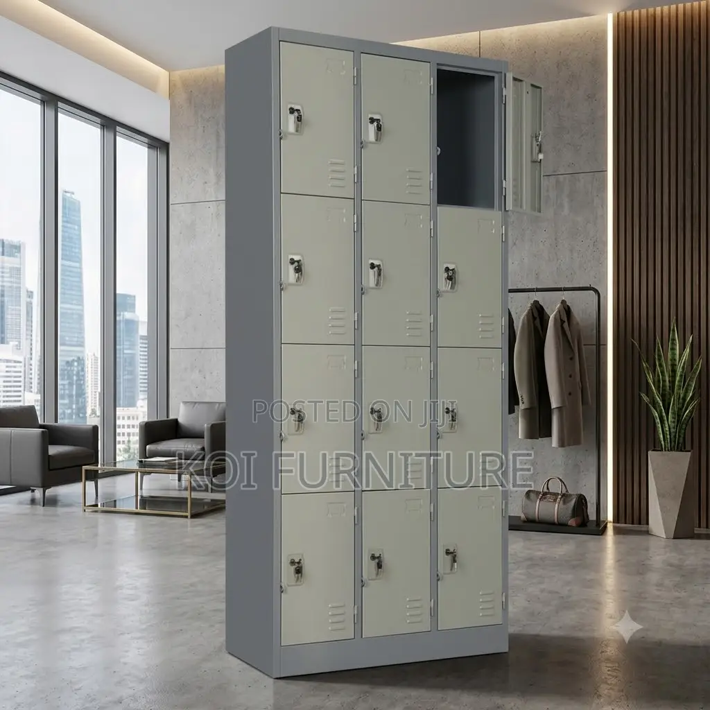Office Cabinet; 12 Locker Drawer Office Stoarge Steel Document Cabinet