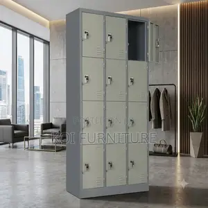 Office Cabinet; 12 Locker Drawer Office Stoarge Steel Document Cabinet