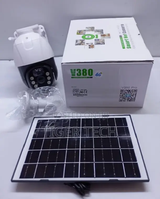V380 4g PTZ Solar Camera for Outdoor and Rural Surveillance Needs
