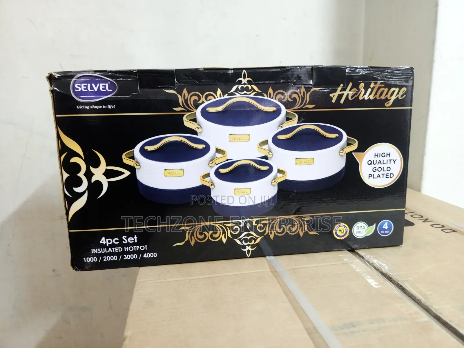 Selvel Heritage Insulated Hot Pot Set of 4 