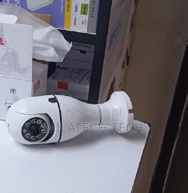 360° Bulb Camera – Wifi Ptz Cctv Camera With Two-way Audio - main view