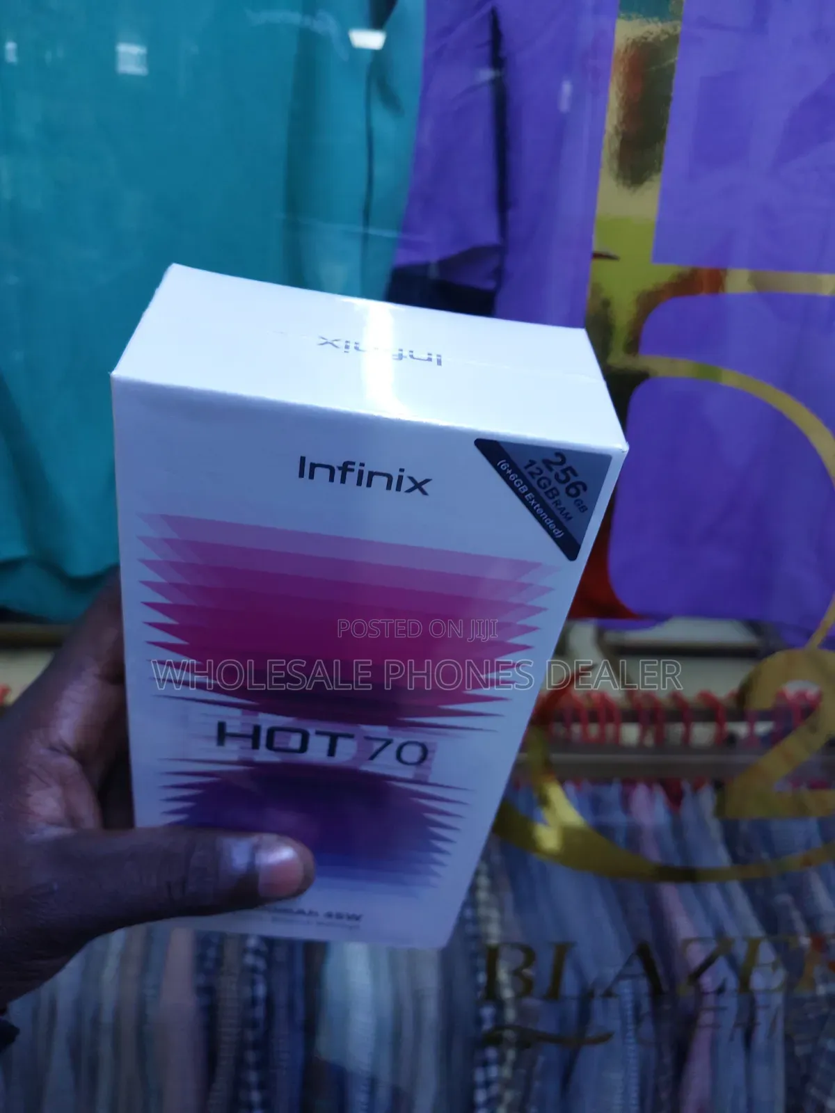 New Infinix Hot 70 256 GB Silver