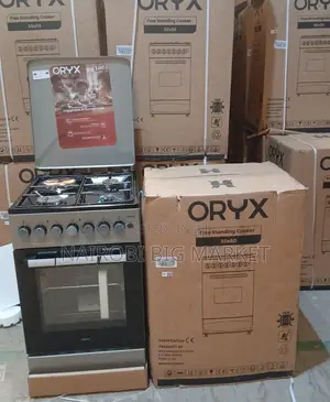 Mika Oryx Standing Cooker, 50cm X 60cm, 3 +1