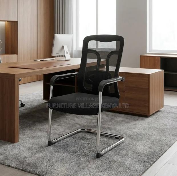 Mesh-Made Office Visitor Seat - thumbnail 4