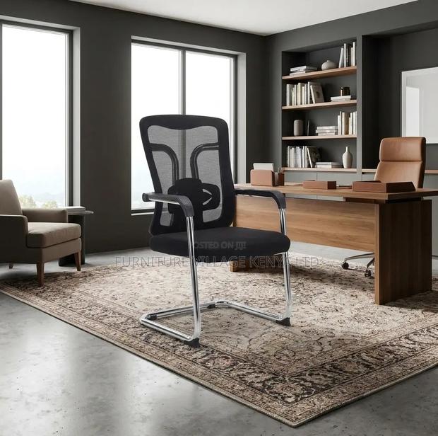 Mesh-Made Office Visitor Seat - thumbnail 5