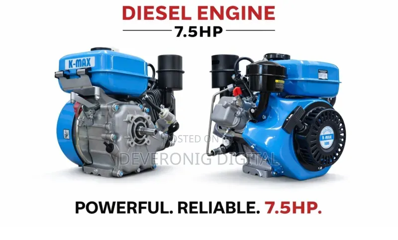K Max 7.5hp Powerful Diesel Engine
