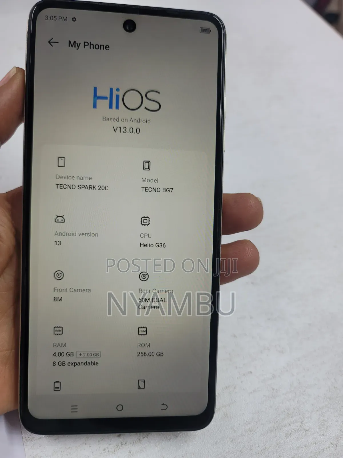 Tecno Spark 20 Pro 256 GB Gold