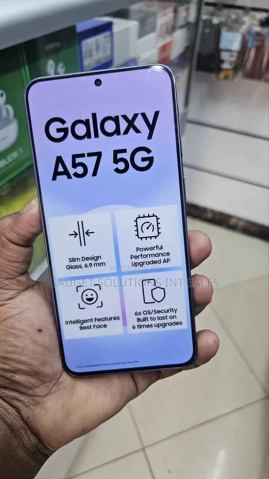 New Samsung Galaxy A57 256 GB Gray