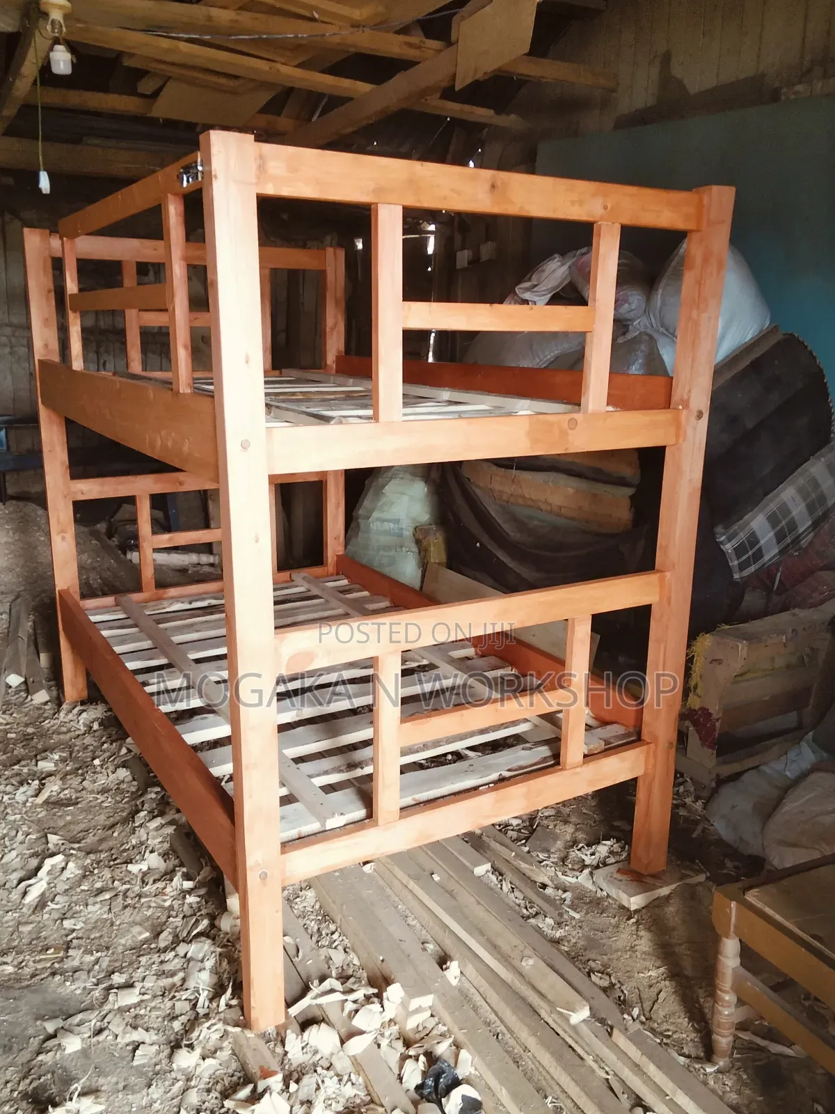 Brown Double Decker Bed