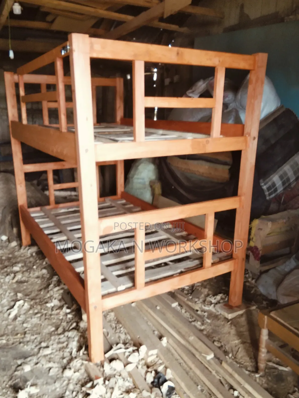 Brown Double Decker Bed