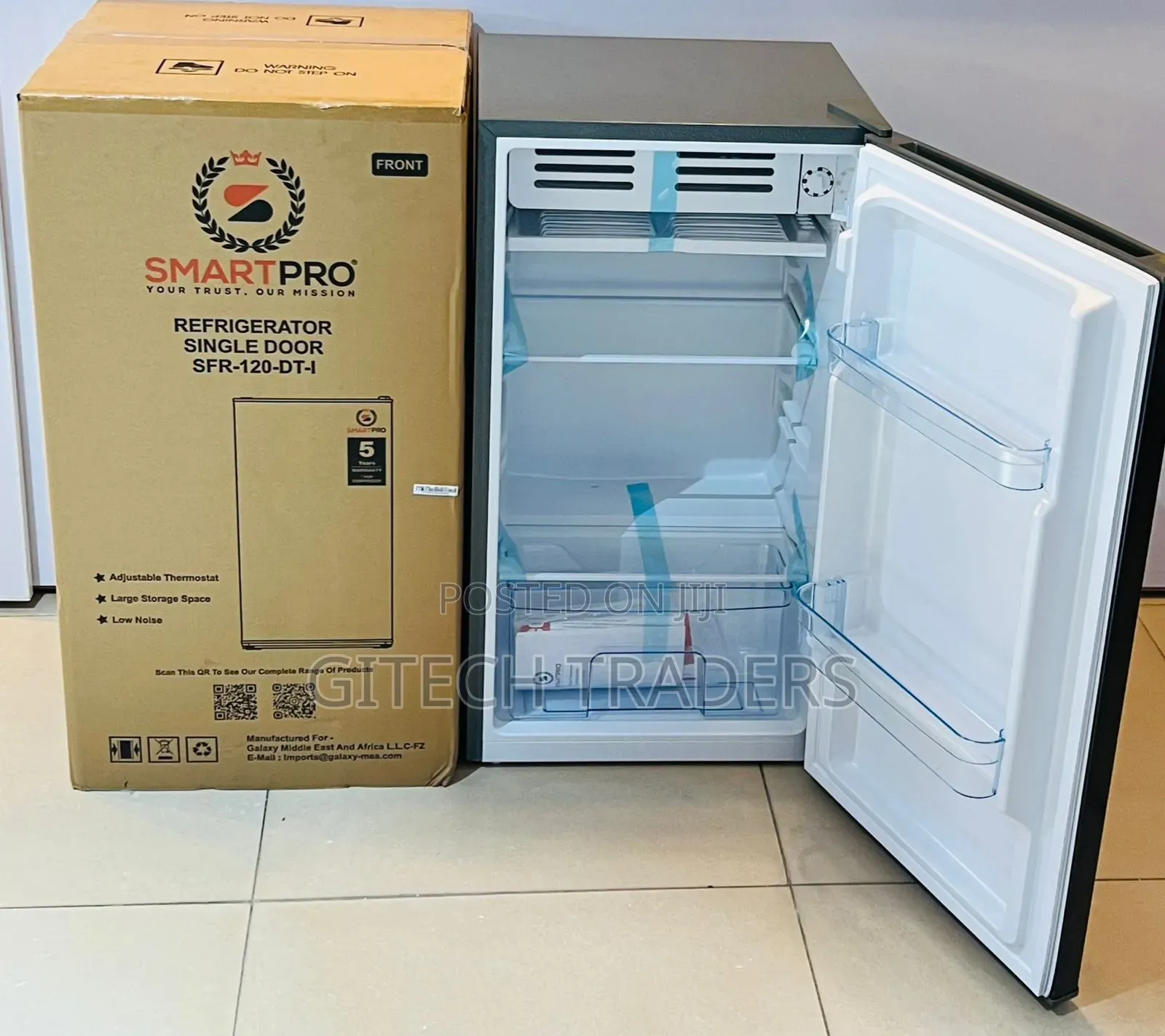 Smartpro 90ltr Fridge Single Door No