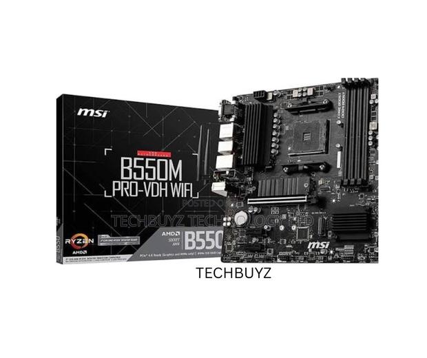 Msi B550m Pro-VDH Wifi Motherboard -Chipset: Amd B550 - main view