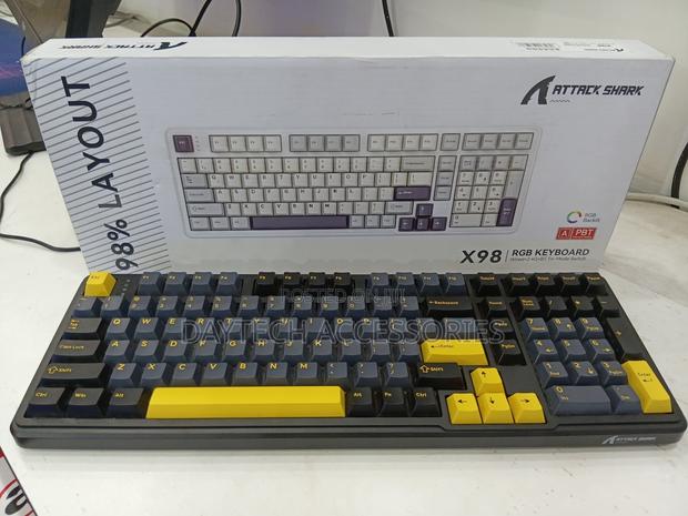 Attack Shark X98 Wireless Mechanical Keyboard,Tri-Mode Bt5.0/2.4ghz.