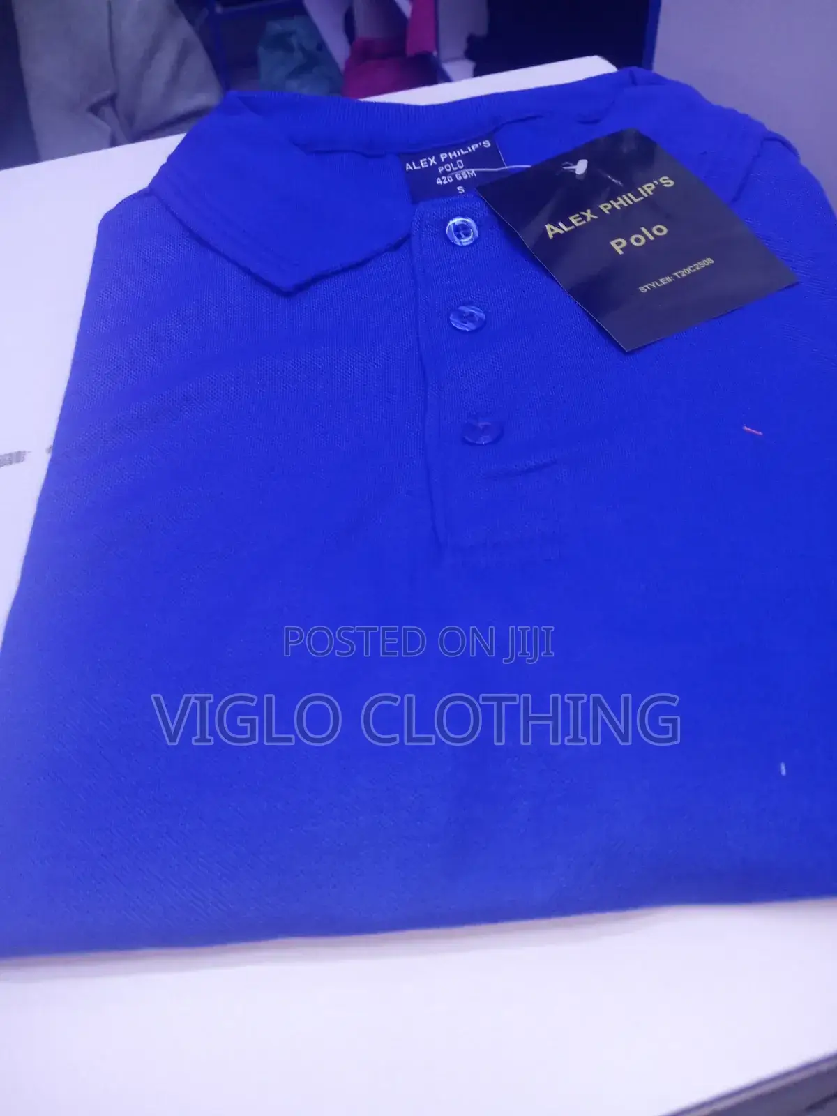 Plain Dark Blue Poloshirts