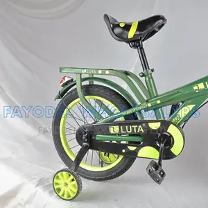 Green Luta Kids Bike With Training Wheels