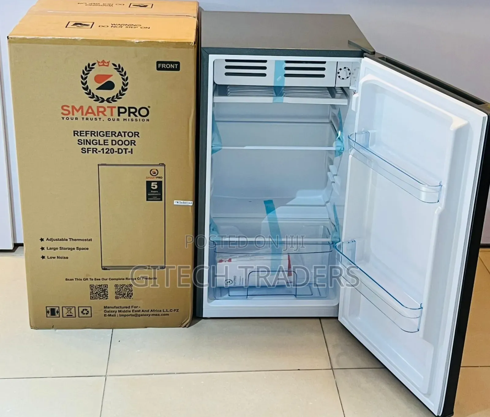 Smartpro 90ltr Fridge Single Door No