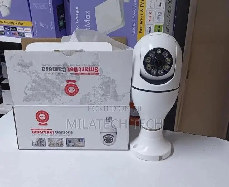 Hd Bulb Security Camera – 360° Ptz Wifi Camera For Home Office
